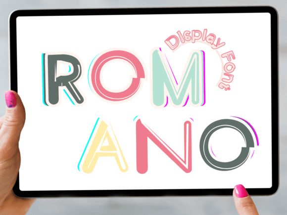 Discover Romano: A Fun and Quirky Display Font for Creative Projects