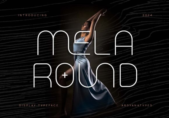 Melaround: The Monoline Display Font for Modern Designers